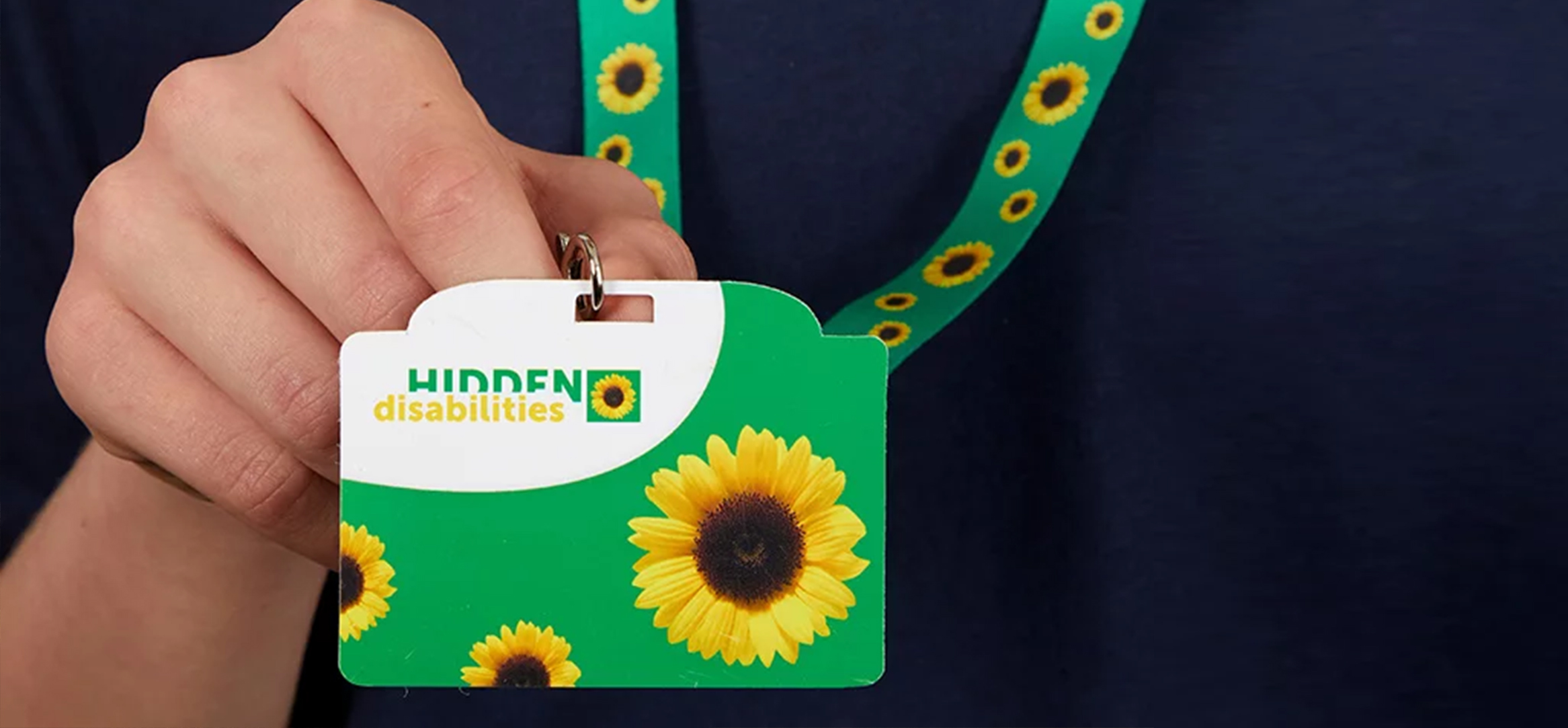 Sunflower Lanyard Symbol für Inklusion